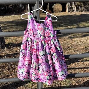 Gymboree Floral Kids Dress - Pink and Purple